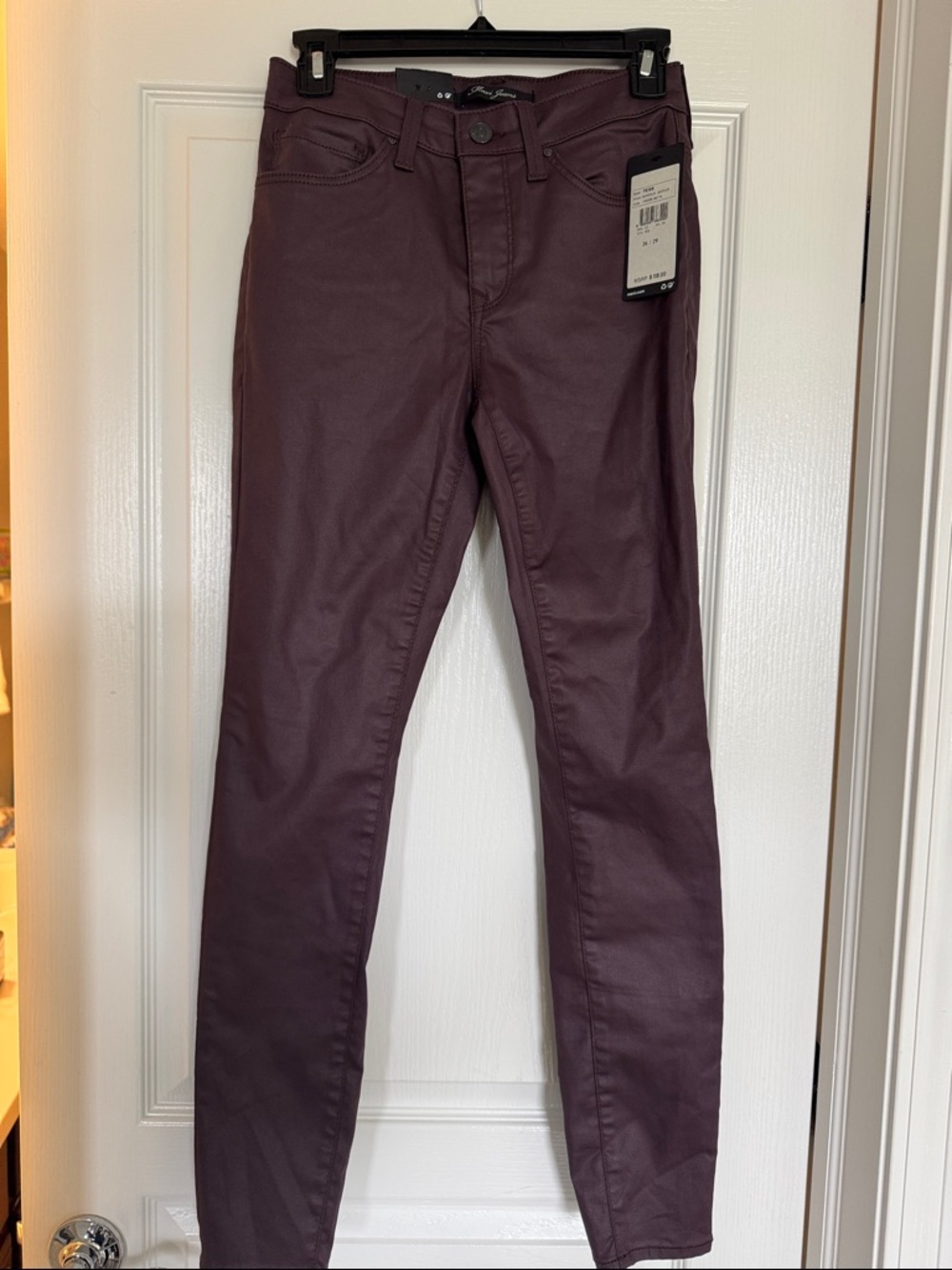 Mavi Women's Skinny Jeans in Deep Plum